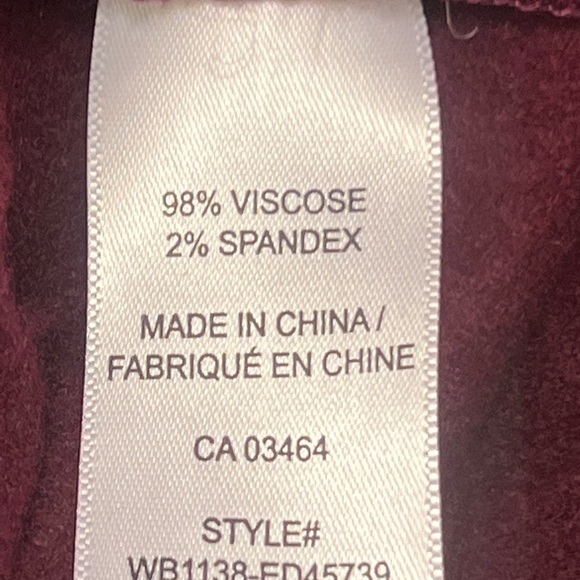 Ricki's Women's Dress Size S Burgundy - Picture 8 of 12